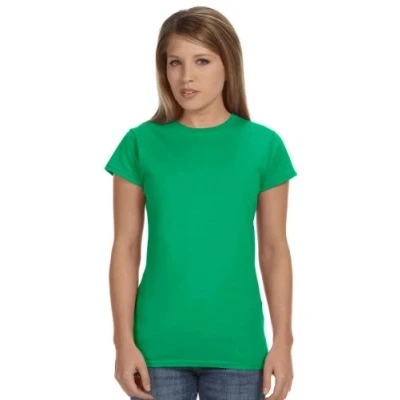 Image of Gildan Ladies Soft Style Short Sleeve T Shirt (2XL) (Irish Green)
