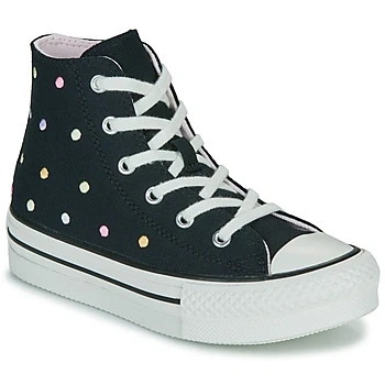 Image of Converse Chuck Taylor EVA LIFT Unisex Hightop trainers for kids, Size: 2, Black/vintage white/egret Textile