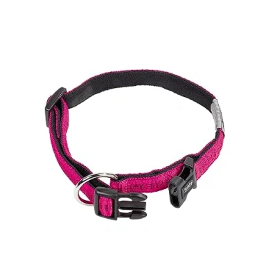 Image of Nobby Soft Grip Dog Collar, 30 45 cm/20 mm, Purple/Black