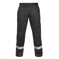 Image of Meddo Multi Cvc Flame Retardant Anti Static Trouser Black 30