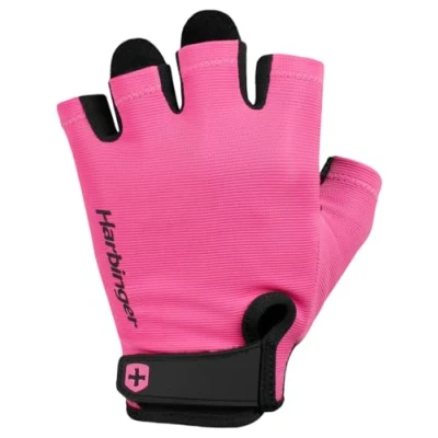 Image of Harbinger Power 2.0 Weightlifting Gloves, Unisex, Pink, X Small