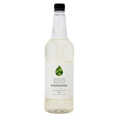 Image of Simply Pistachio Syrup, Vegan &amp; Nut Free Flavoured Syrup for Coffee, Cocktails Baking (1 Litre)