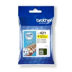 Image of Brother LC421Y Inkjet Cartridge Yellow