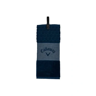 Image of Callaway Golf Tri Fold Towel 2023, Navy
