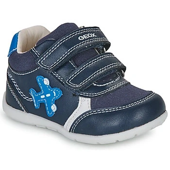 Image of Geox Baby B Elthan Boy First Walker Shoe, Navy Sky, 2.5 UK Child