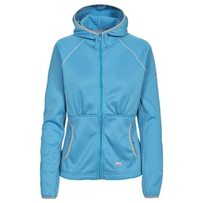 Image of Trespass Sunnyside, Marine, XXS, Warm Fleece Jacket 300gsm with Hood for Women, XX Small / 2X 2XS, Blue