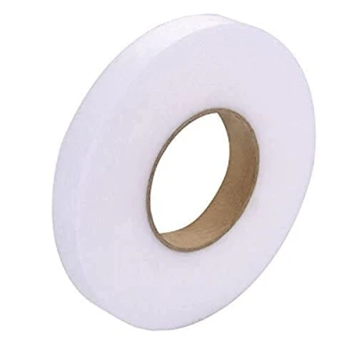 Image of The Bead Shop 25 Metres Wonder Web Hemming Tape, 20mm Wide No Sewing Iron On Tape Roll Adhesive​ ​Fabric Fusing Tape​