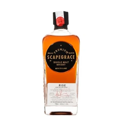 Image of Scapegrace Release I: Rise New Zealand Single Malt 5 year old Whisky 70cl 46% ABV