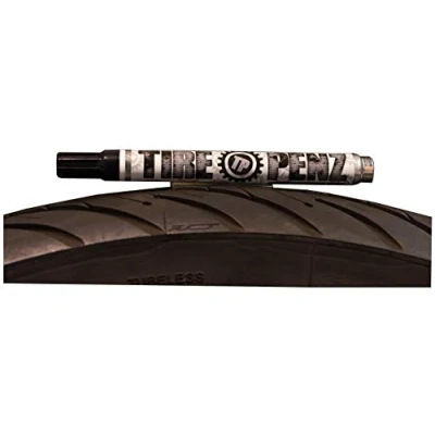 Image of Tire Penz Rubberized Tyre Paint Sleek Silver