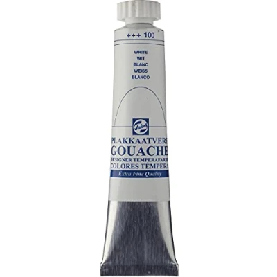 Image of Talens White GOUACHE PAINT 20ml