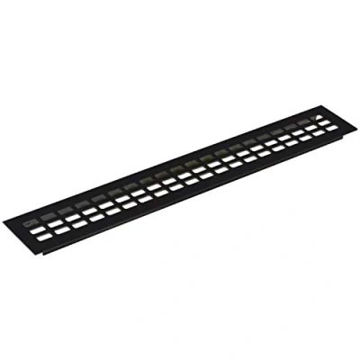 Image of vasalat Luftgitter 1000x60,AL Schwarz elox Ventilation Grille Aluminium, Black, 1000 x 60 mm
