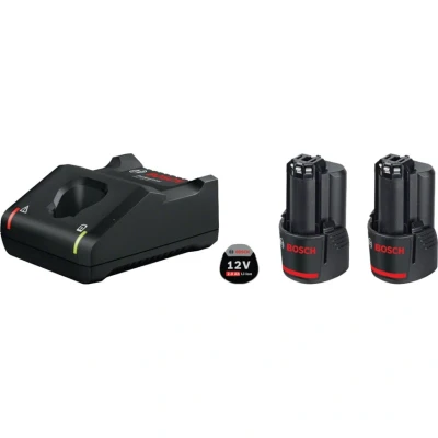 Image of Battery Starter Set: 2 x GBA 2.0Ah CoolPack (12 V) + Gal 12V 40 Charger 12 V Set