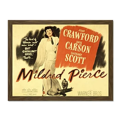 Image of Wee Blue Coo Advertising Movie Film Mildred Pierce Joan Crawford Art Large Framed Print Poster Wall Decor 18x24 inch