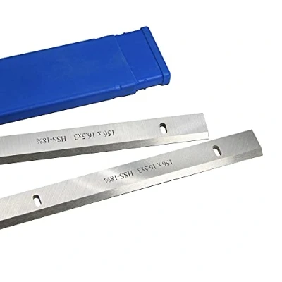 Image of GatherTOOL 2pcs/ Pair *156x16.5x3mm HSS Thickness Planer Knife Wood Blade Woodworking Tools Spare Parts 6 156mm