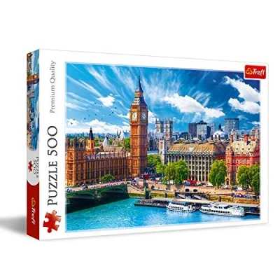 Image of Trefl 916 37329 EA 500pcs Sunny Day in London, Coloured