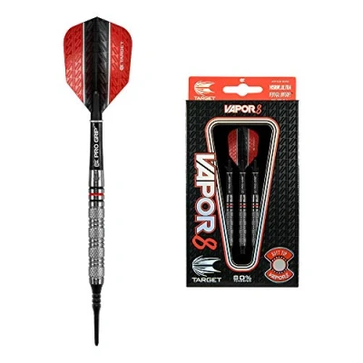 Image of Target Darts Vapor 8 18G 01 80% Tungsten Soft Tip Set, silver
