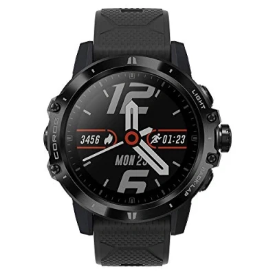 Image of COROS VERTIX GPS Adventure Watch with Heart Rate Monitor, 60h Full Battery, 24/7 Blood Oxygen Monitoring, Sapphire Glass, Barometer, ANT+ &amp; BLE, Strava Training Peaks (Dark Rock)