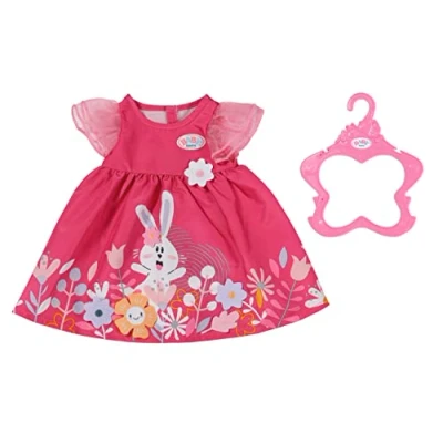 Image of BABY born Dress Flowers Fits dolls up to 43cm Set Includes Flower and hanger Suitable for children aged 3+ years 832639