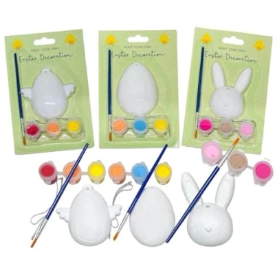 Image of Paint Your Own Easter Plastic Figure Mould Craft Present Party Fun (Random)