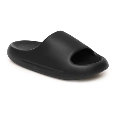 Image of Undercover Ladies Plain Open Toe Slider FT2566BK Black Size 7 8