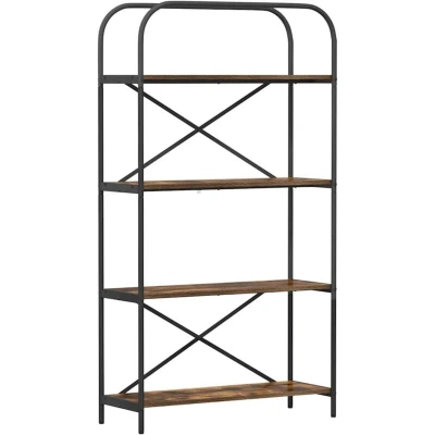 Image of vidaXL Bookshelf Smoked oak 80 x 30 146 cm Engineered wood