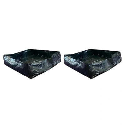 Image of Selections Pack of 2 Liners for Metal Raised Vegetable Bed in Green (100cm x 30cm)