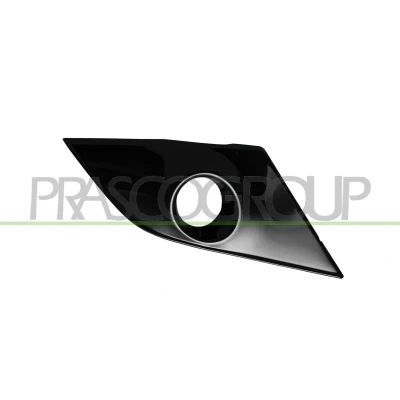 Image of DL8V50C12 Bumper Grill PRASCO MZ6042113 with hole(s) for fog lights Right Front Glossy