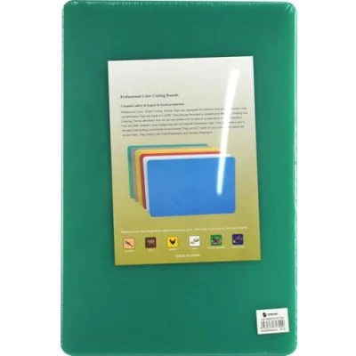 Image of Professional Large Chopping Board Catering Food Prep Cutting Commercial Kitchens 45 * 30cm (Green)