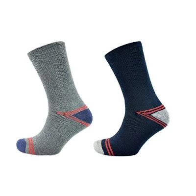Image of 4 Pairs Mens Undercover Trekking Socks SK636 Blue/Grey