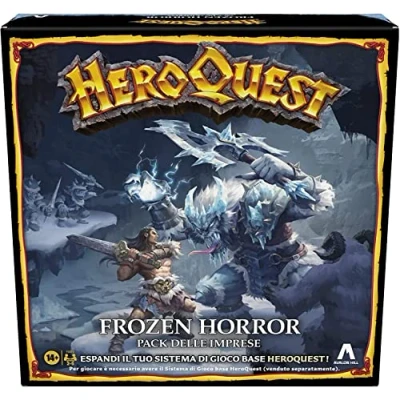 Image of Avalon Hill Heroquest Pack of Enterprises Frozen Horror Game Dungeon Crawler 14 years and up, to play you need have the Basic System, Multicolor, Language: ‎Italian