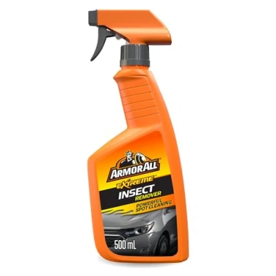 Image of Armor All, Insect Remover Spray 500 ml, Removes Insects, Tar, Tree Sap and Bird Droppings from your Car, Suitable for Paintwork, Glass Trim, Ideal Car &amp; Motorcycle Detailing, Made in the UK