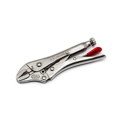 Image of Crescent C7SVN 178mm/7 Inch Straight Jaw Locking Pliers with Compound Action for Powerful Non Slip Grip Silver