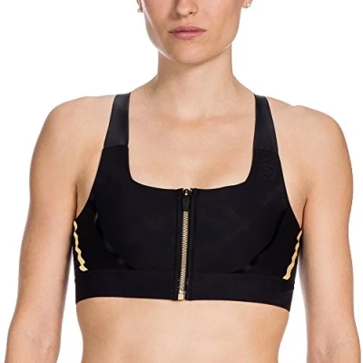 Image of Skins Women&#039;s A400 Speed Crop Top Gold, X Small
