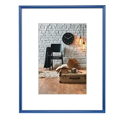 Image of Kunststoffrahmen Sevilla, Blau, Polystyrol, 29,7 x 42 cm