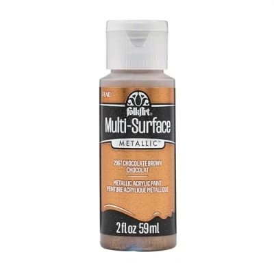 Image of Plaid FolkArt Multi Surface Paint Colours Listed 59ml (2oz) Chocolate Brown