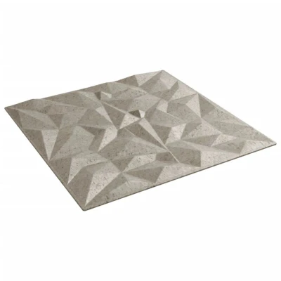 Image of vidaXL Wall Panels 24 pcs Beton 50x50 cm XPS 6 m² Amethyst