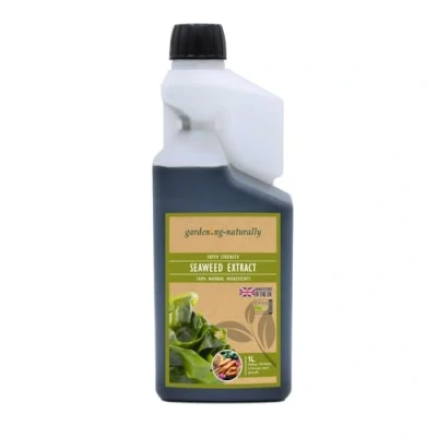 Image of Seaweed Extract for Fruit, Vegetables or Flowers Natural and Organic Plant Feed (1 Litre) Makes 100 Litres