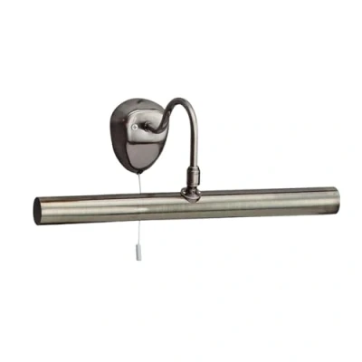 Image of Antique Brass Picture Light Complete with Pull Switch