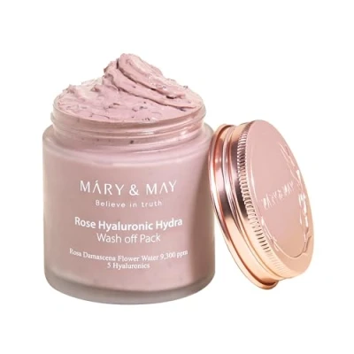 Image of Mary&amp;May Rose Hyaluronic Hydra Wash Off Pack 125g