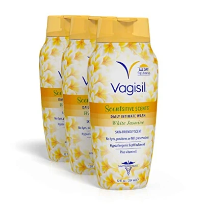 Image of Vagisil Odor Block Daily Intimate Vaginal Wash, 12 Ounce (Pack of 3)