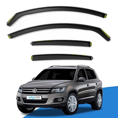 Image of EdgeVisors Wind Deflectors Set Fits: VW Tiguan MK1 2008 2016 5 Door SUV 4pc