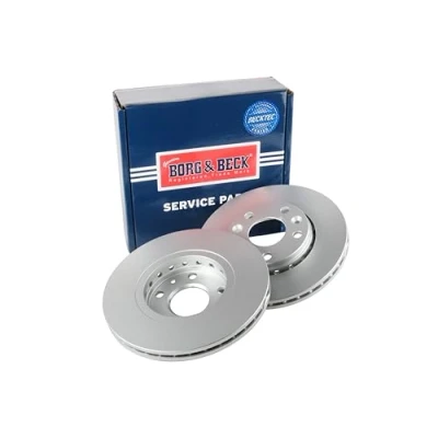 Image of Borg &amp; Beck BBD4640 Brake Disc Pair (Front): Renault Megane III