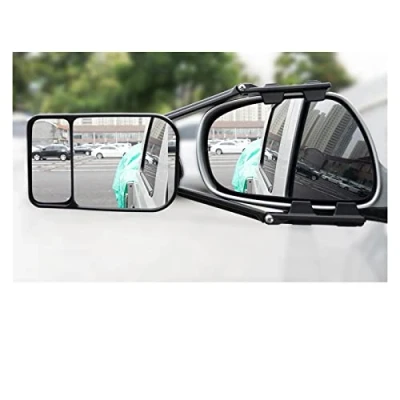 Image of Wing Mirror Unit Door Electric Caravan Trailer Car Towing Universal Adjustable Tow Extension Strap Rear View Mirrors Side Spot Blind Convex Truck