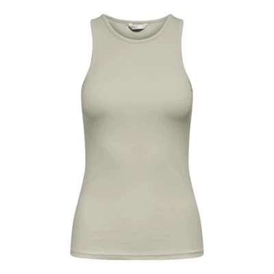 Image of ONLY Women&#039;s Onlkenya Rib Tank Top JRS Noos, Pumice Stone, XS