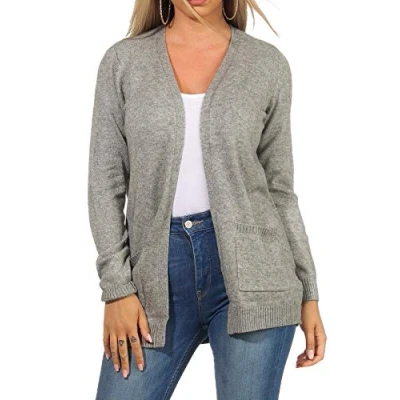 Image of ONLY Women&#039;s 15174274 Cardigan, Grey (Medium Melange Medium Melange), XS
