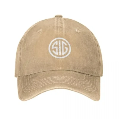 Image of WVVCXCC Baseball Cap Unisex and Fashionable Sig SauerCap Cowboy hat Thermal Visor Bobble Girl&#039;s Hats Men&#039;s Sports Outdoor Gifts