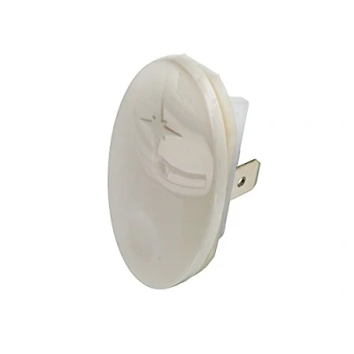 Image of Whirlpool Cooker Ignition Button Switch Fits Algor/Firenzi/Ignis/Ikea/Prima/Ram Next Dimension, White