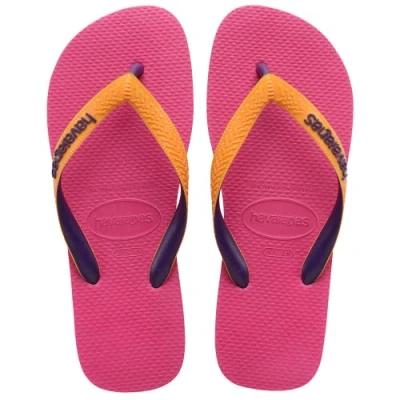 Image of Havaianas Unisex Flip Flops, Pink Electric, 1/2 UK