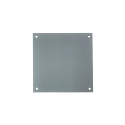 Image of Steel Mounting Plate for House Numbers and Letters Grey 140 X MM