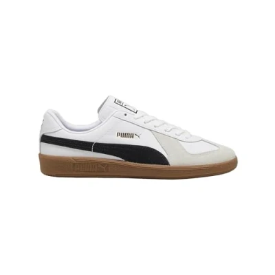 Image of Puma ARMY Trainer Unisex Trainers, Size: 10, White/black Leather